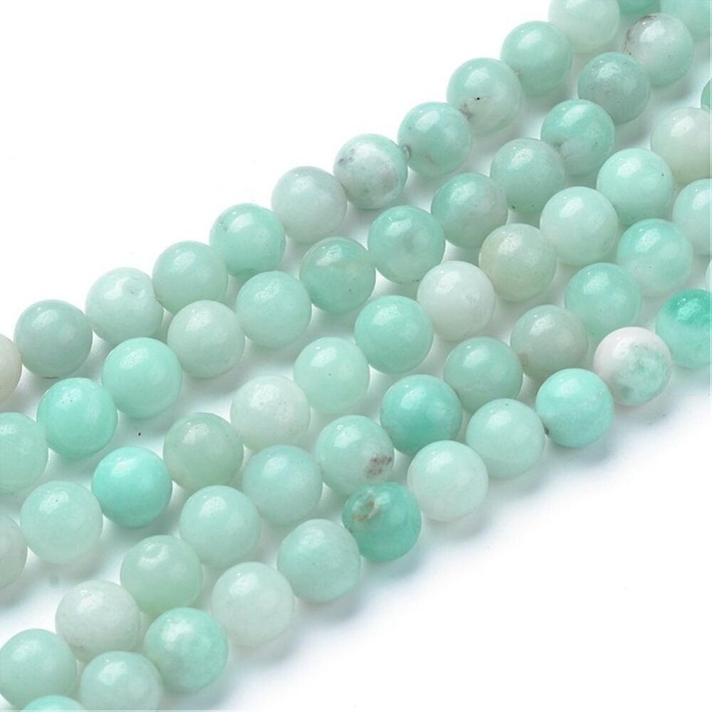 10mm Blue Amazonite Bead Strand